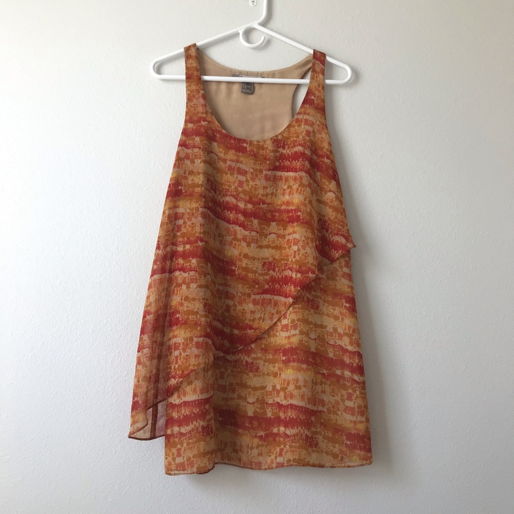 DRESS BUNDLE ✨ Orange Ruffle Tank Dress